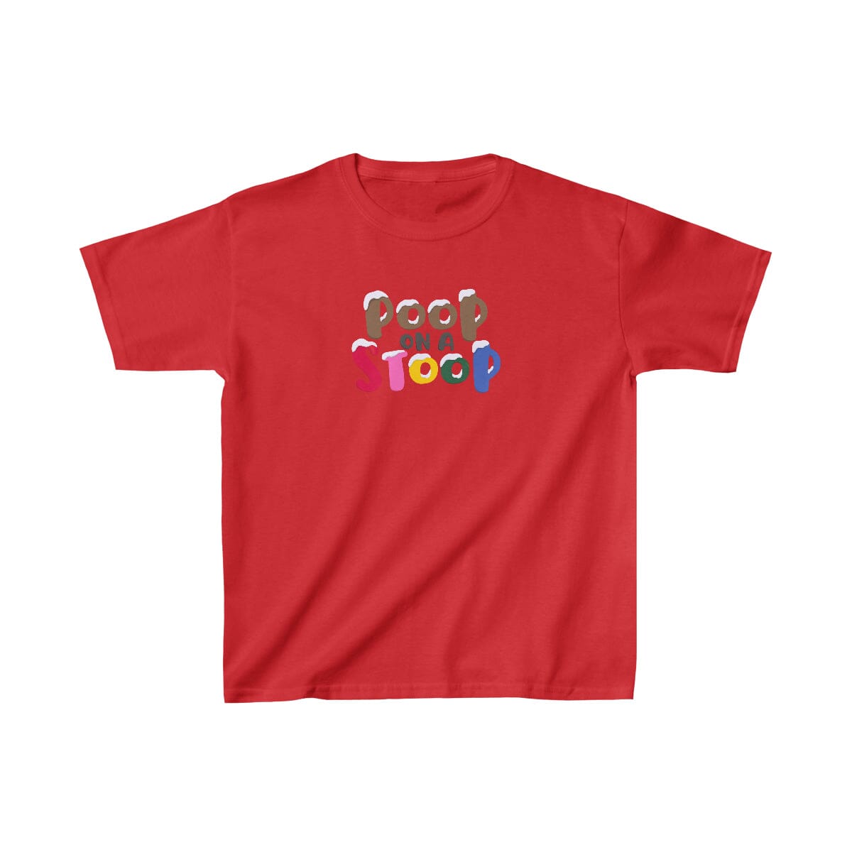 Logo - Kids Tee Kids clothes Printify XS Red 