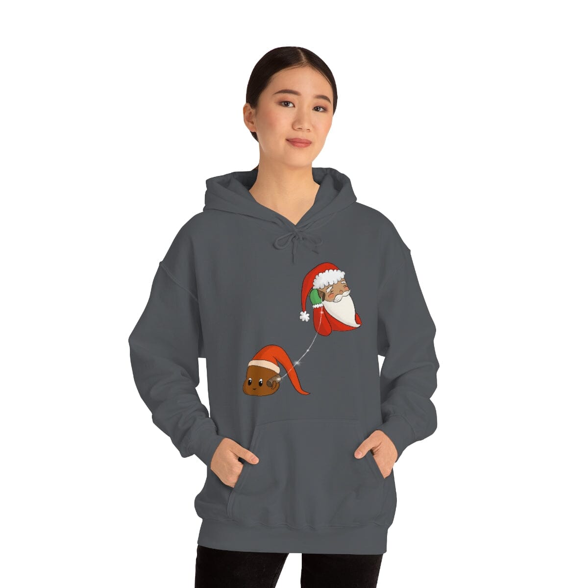Santa Hotline - Unisex Heavy Blend™ Hooded Sweatshirt Hoodie Printify 