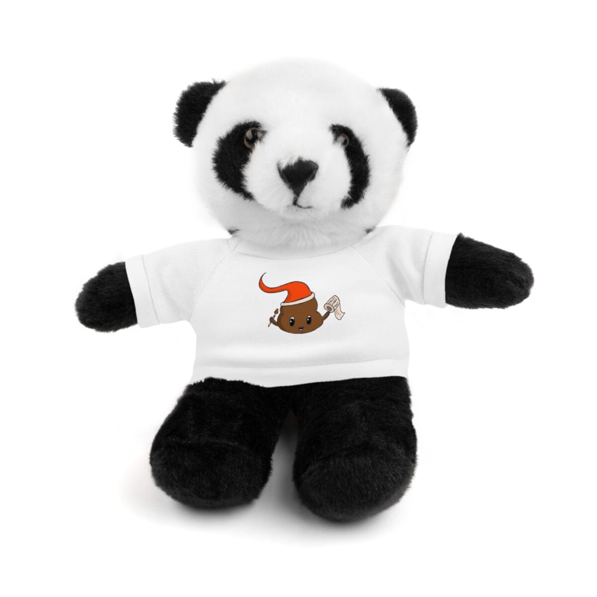 Scribbles - Plush Toy with T-Shirt Accessories Printify White Panda 8"
