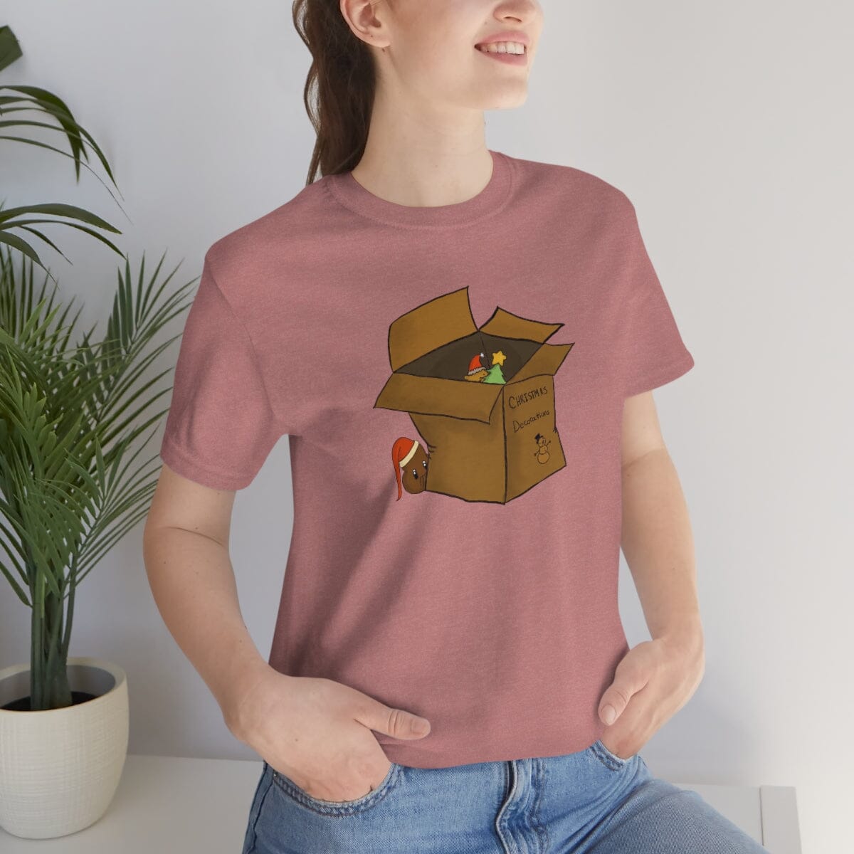 Xmas Box - Unisex Jersey Short Sleeve Tee T-Shirt Printify 