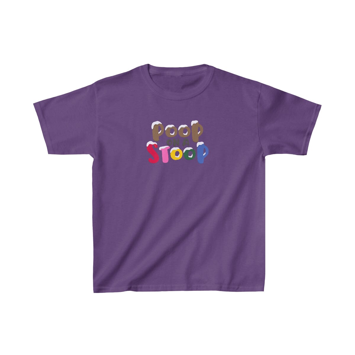 Logo - Kids Tee Kids clothes Printify XS Purple 