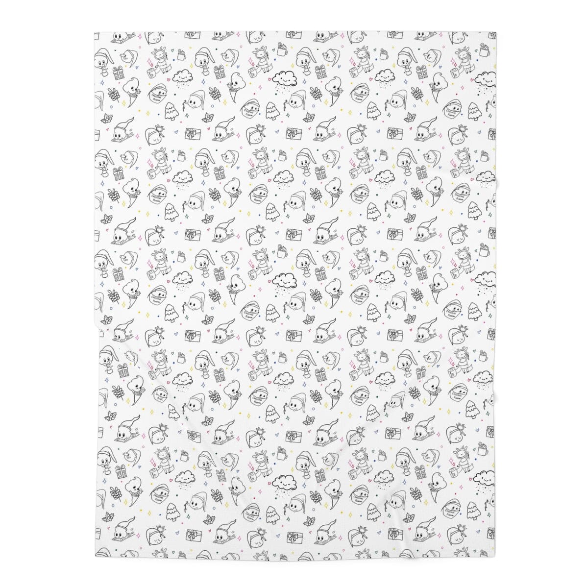 Poop Print - Baby Swaddle Blanket Home Decor Printify 