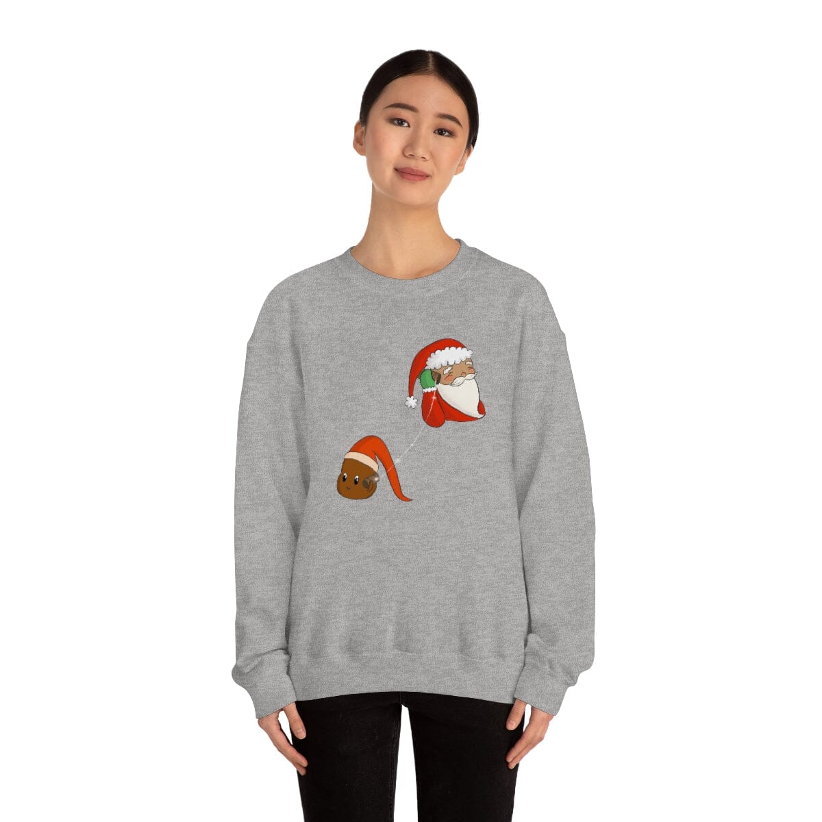 Santa Hotline - Unisex Heavy Blend™ Crewneck Sweatshirt Sweatshirt Printify 