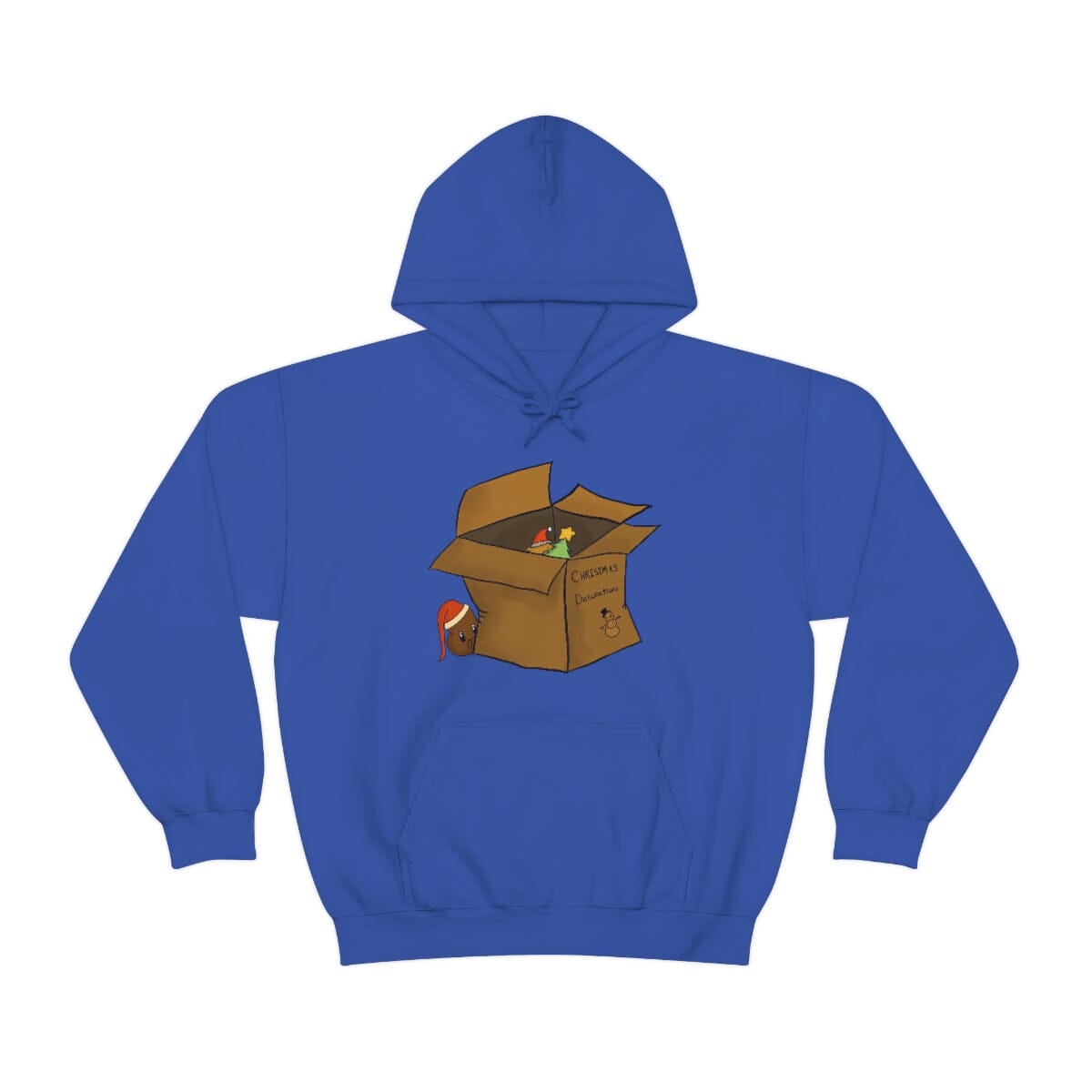 XMas Box - Unisex Heavy Blend™ Hooded Sweatshirt Hoodie Printify Royal S 