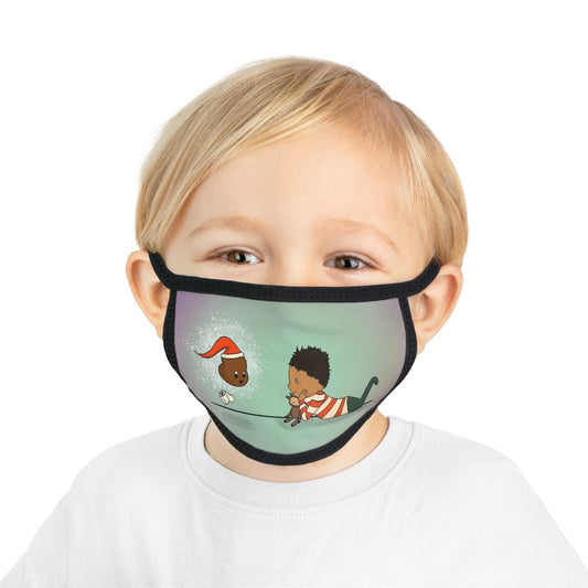 TPP - Kid's Face Mask Accessories Printify One size Black stitching 