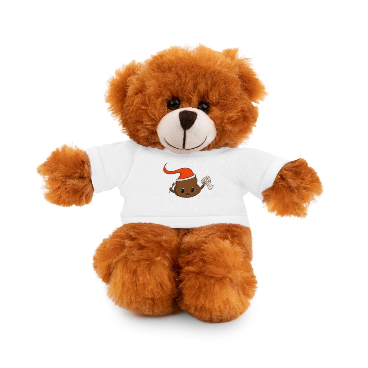 Scribbles - Plush Toy with T-Shirt Accessories Printify White Bear 8"