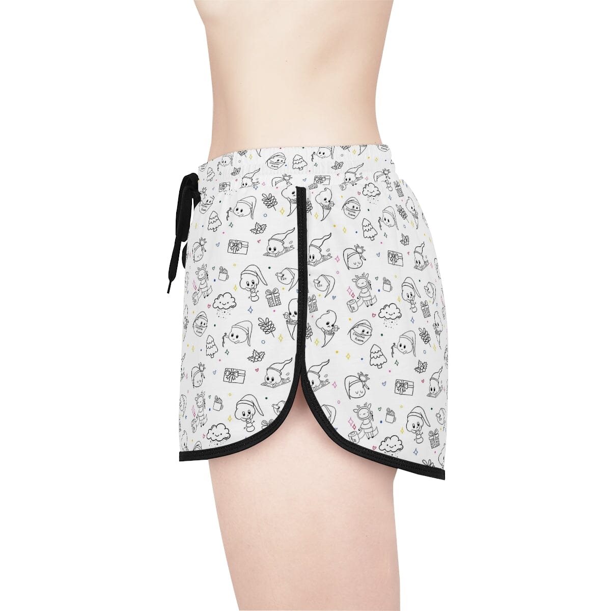 Poop Print - Women's Relaxed Shorts All Over Prints Printify 