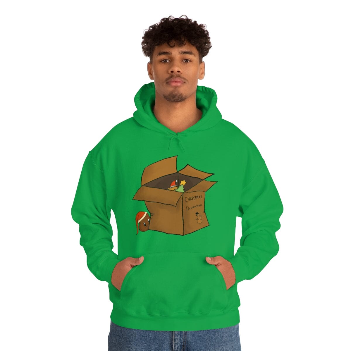 XMas Box - Unisex Heavy Blend™ Hooded Sweatshirt Hoodie Printify 