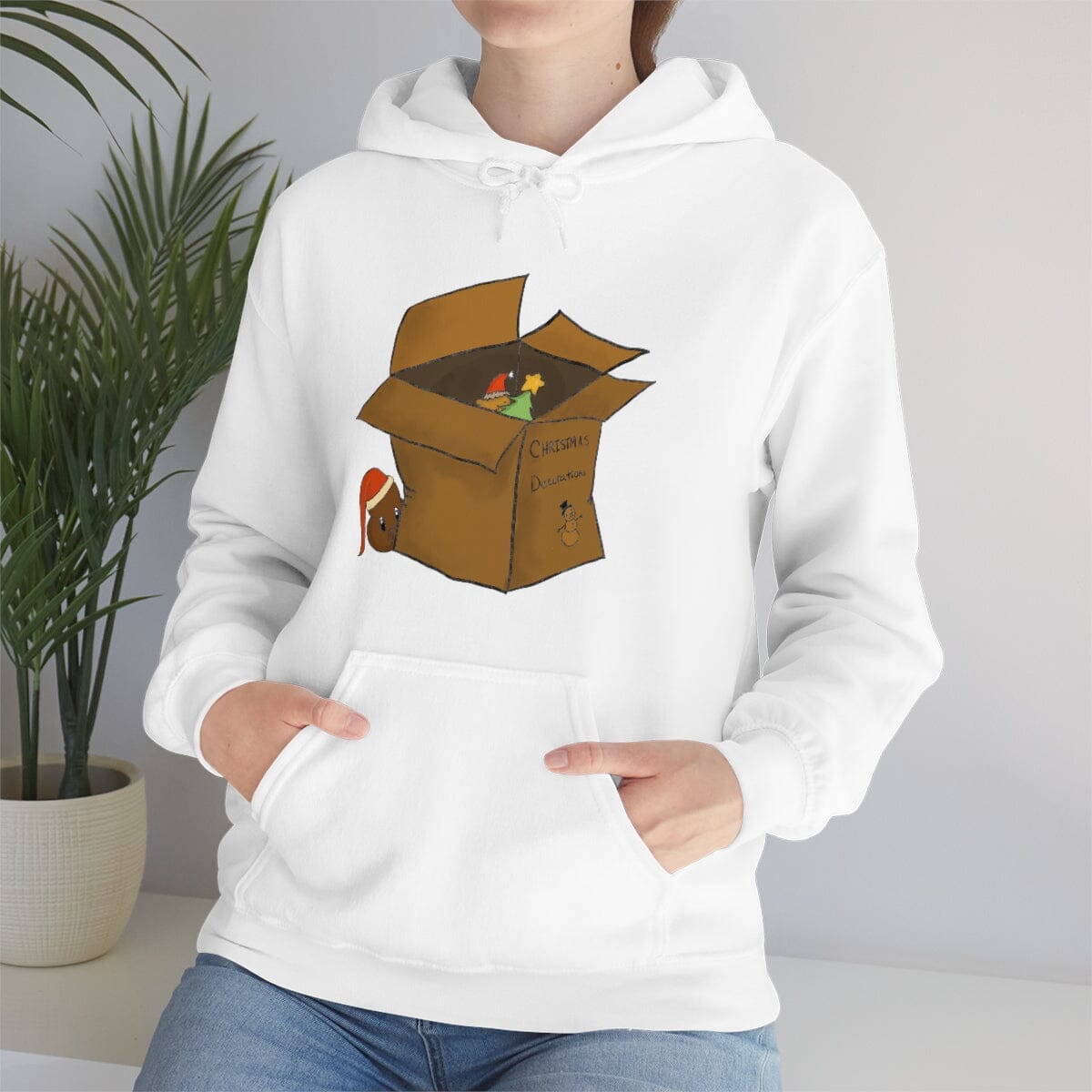 XMas Box - Unisex Heavy Blend™ Hooded Sweatshirt Hoodie Printify 