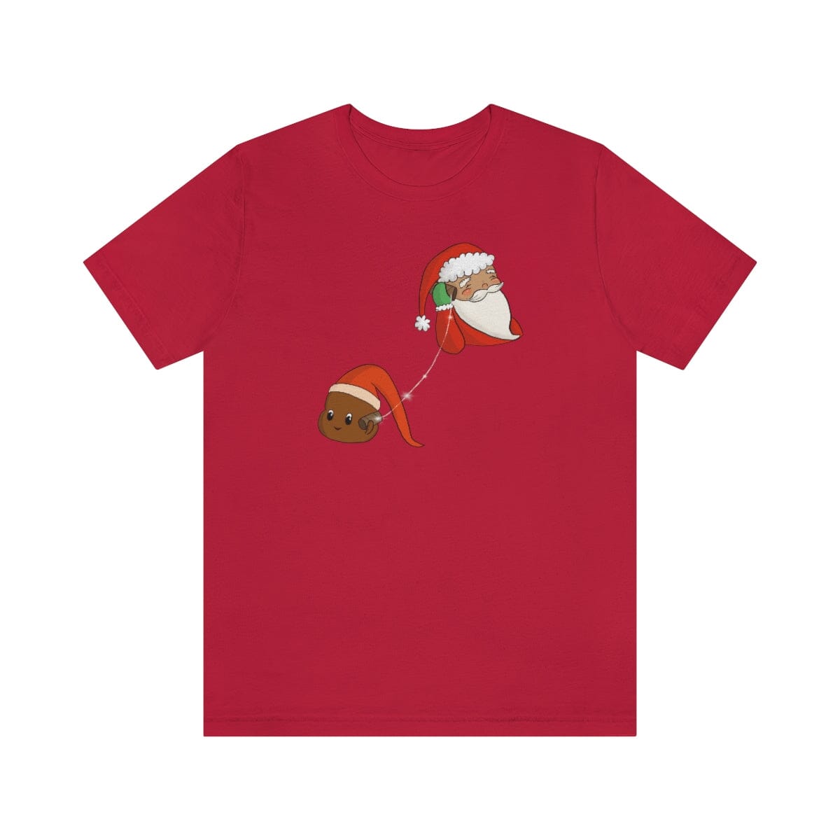 Santa Hotline - Unisex Jersey Short Sleeve Tee T-Shirt Printify Red S 
