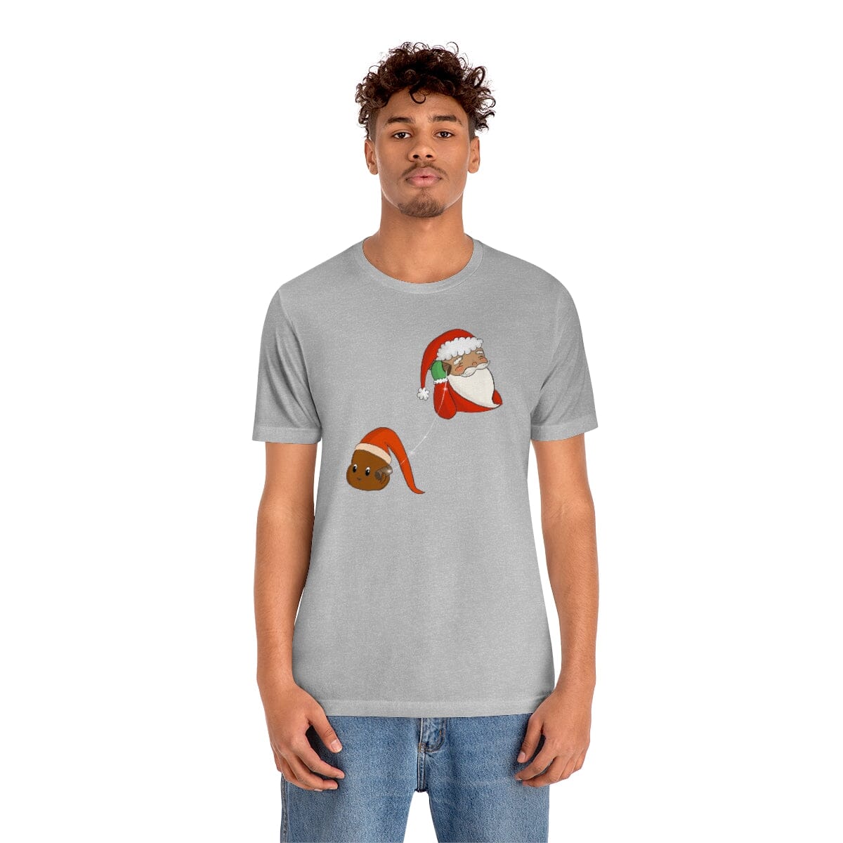 Santa Hotline - Unisex Jersey Short Sleeve Tee T-Shirt Printify Athletic Heather S 
