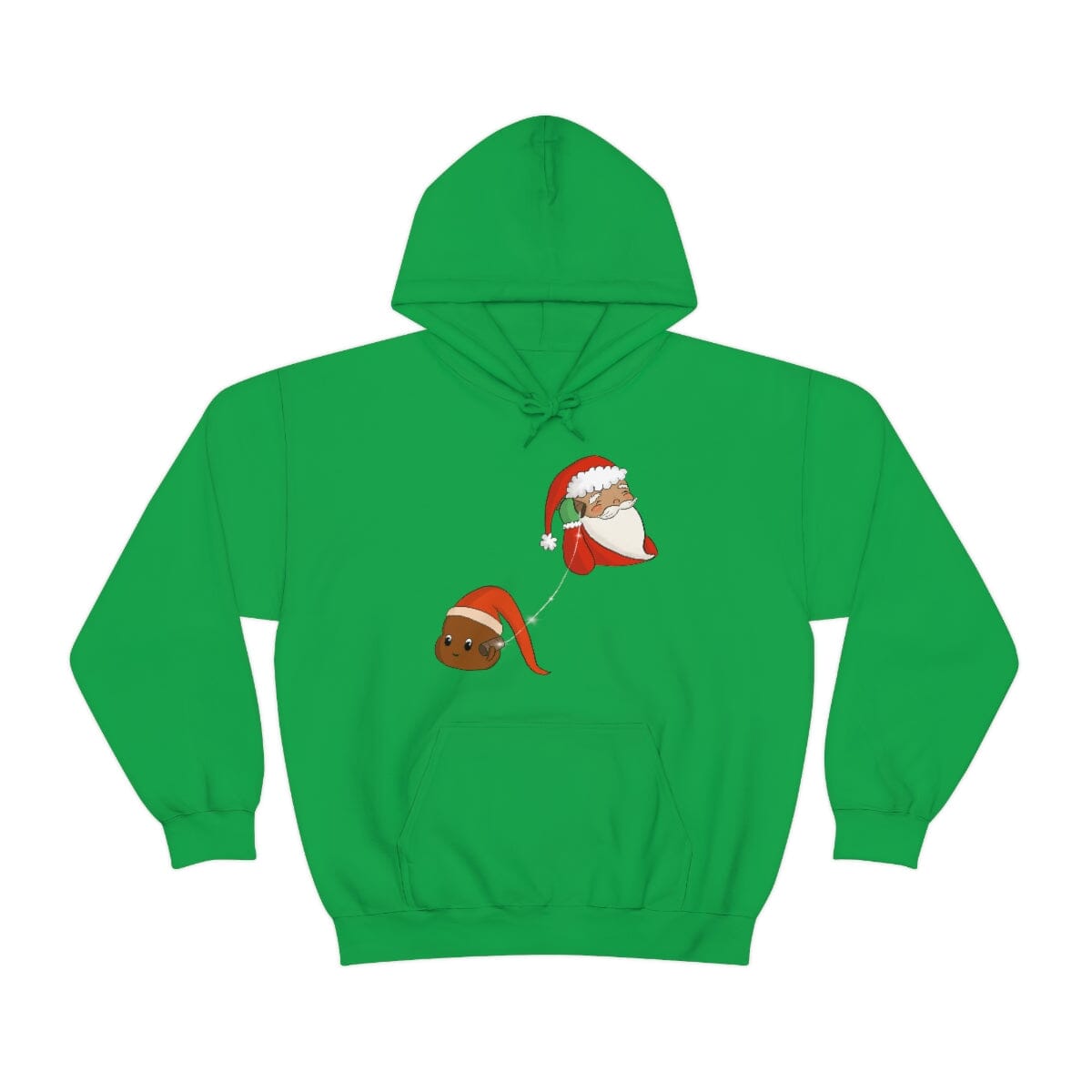 Santa Hotline - Unisex Heavy Blend™ Hooded Sweatshirt Hoodie Printify Irish Green S 