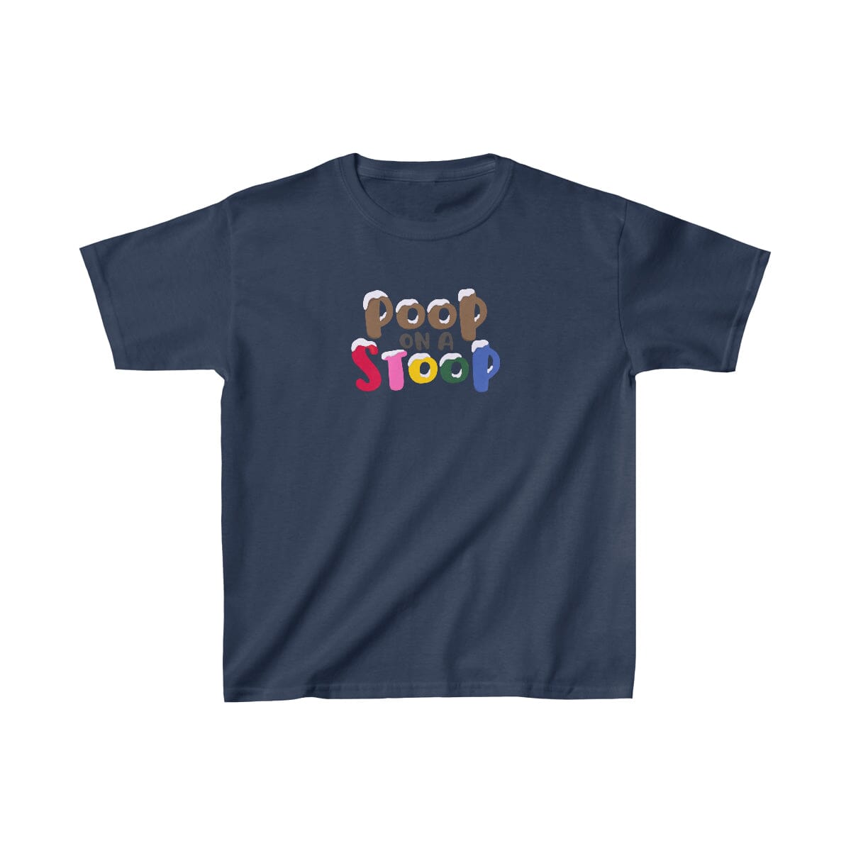Logo - Kids Tee Kids clothes Printify XS Navy 