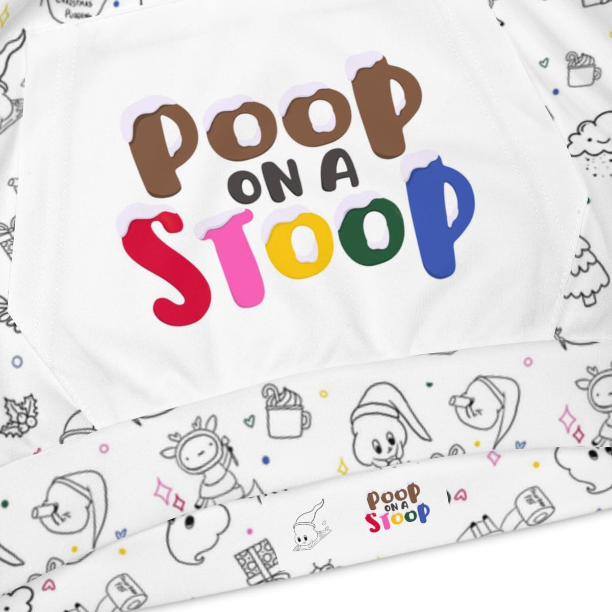 Poop Print - Children's Hoodie Expensive Shipping Printify 