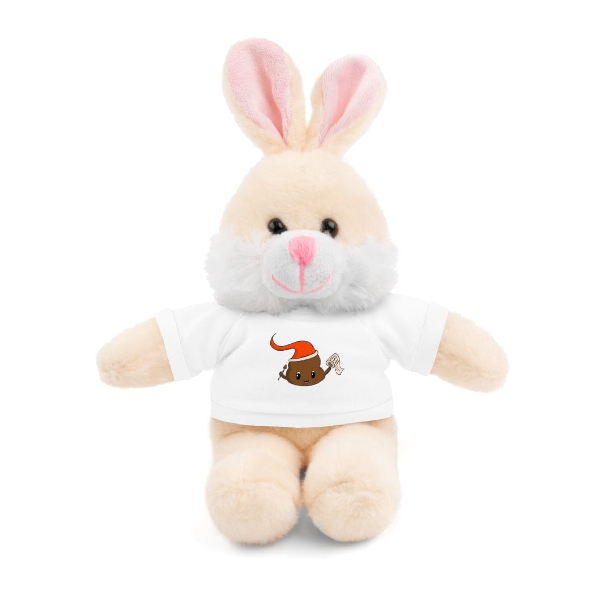 Scribbles - Plush Toy with T-Shirt Accessories Printify White Bunny 8"