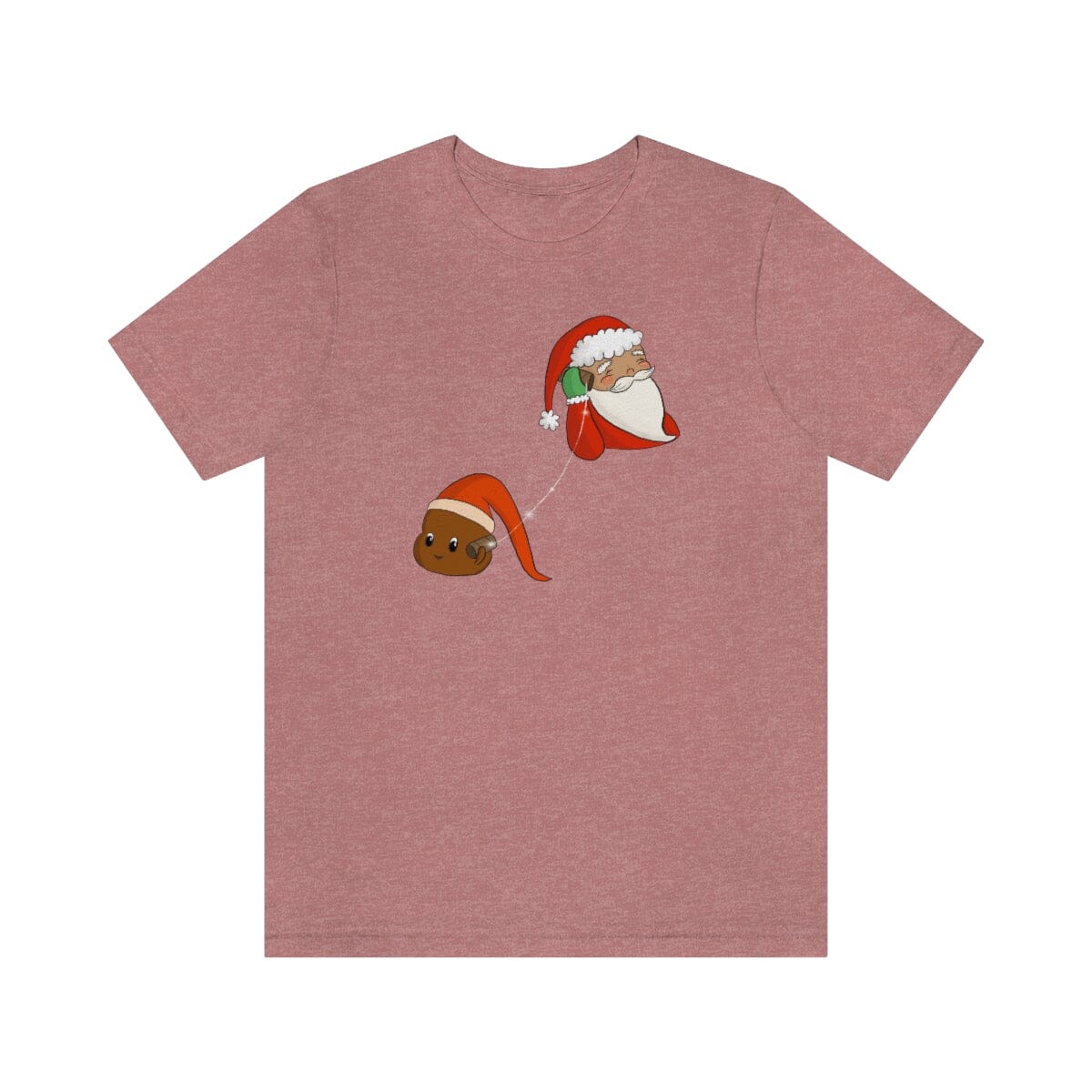 Santa Hotline - Unisex Jersey Short Sleeve Tee T-Shirt Printify Heather Mauve 2XL 