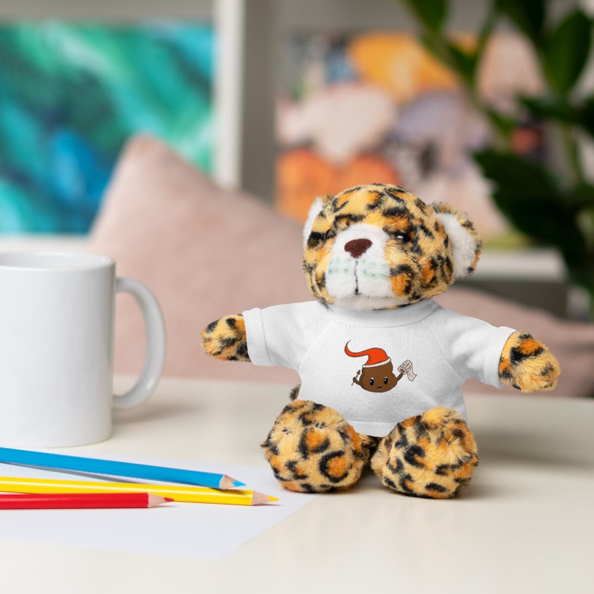 Scribbles - Plush Toy with T-Shirt Accessories Printify 