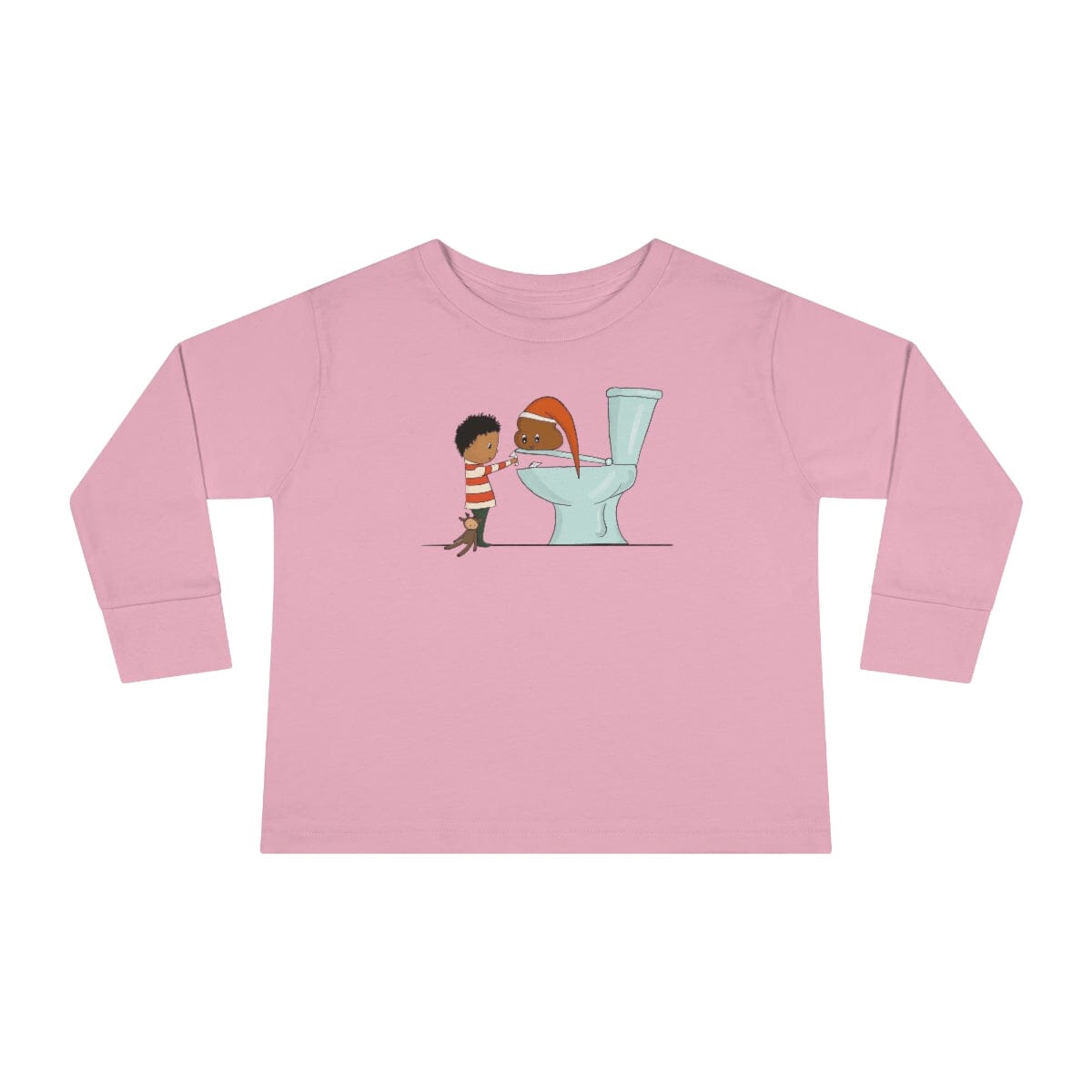 TPP - Toddler Long Sleeve Tee Kids clothes Printify Pink 2T 